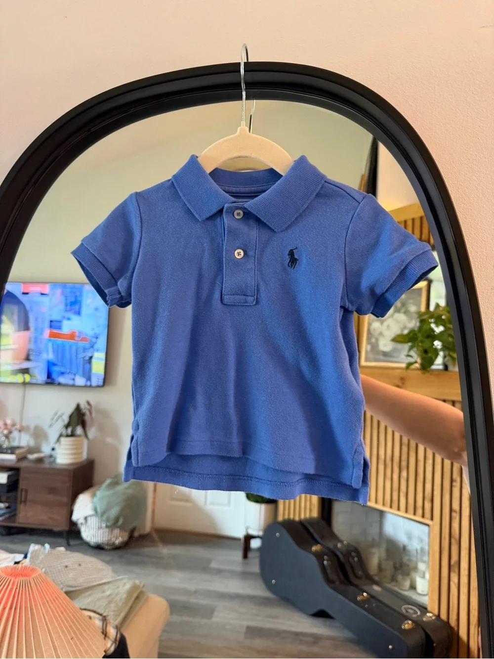 Ralph Lauren Little Boys Polo in Royal Blue with Navy Pony